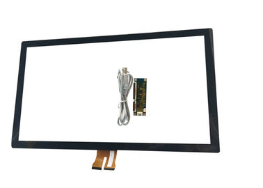 Panneau d'affichage flexible d'écran tactile de 27 pouces, précision à extrémité élevé de panneau d'écran tactile d'affichage à cristaux liquides de Signage de Digital haute sensible